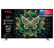 TCL 55C6K 55" QD-Mini LED 4K 144Hz Google TV Dolby Vision IQ Dolby Atmos HDMI 2.1 DVB...