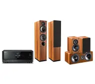 Yamaha MusicCast RX-V4A Czarny, Indiana Line Tesi 5.0 561/761/261 Orzech