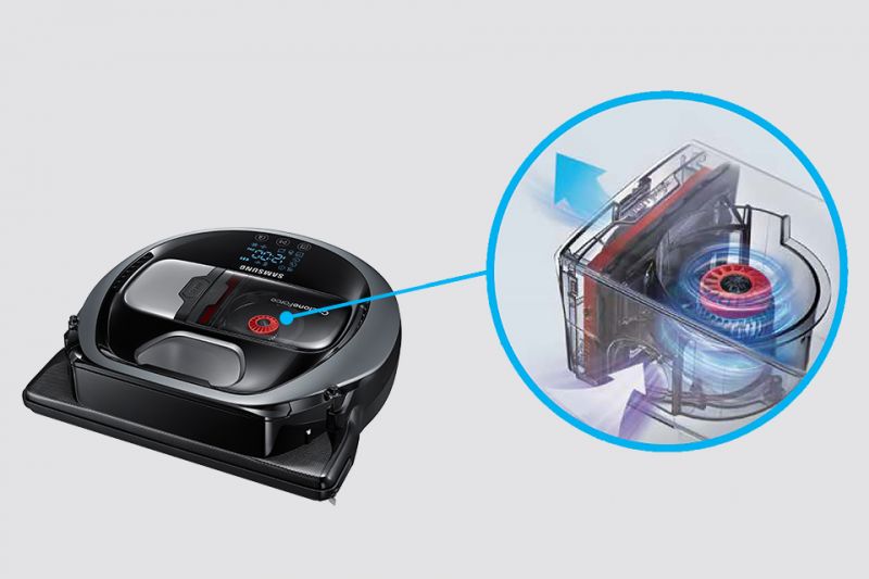 Samsung Ochrona filtra przed zapchaniem. Cyclone Force™ Samsung Ochrona filtra przed zapchaniem. Cyclone Force™