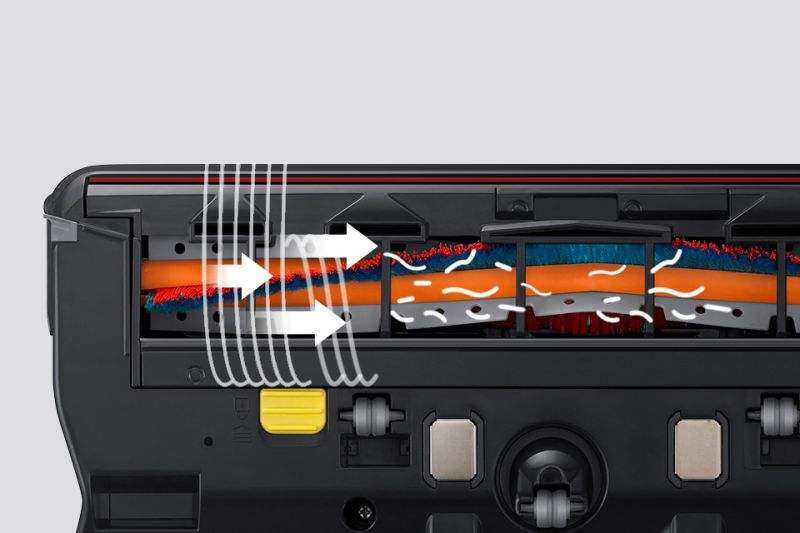 Samsung Mniej zabrudzeń. Samoczyszcząca się szczotka Samsung Mniej zabrudzeń. Samoczyszcząca się szczotka