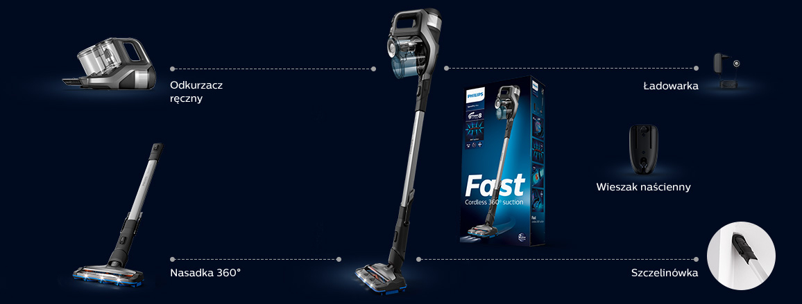 Philips SpeedPro Max - w zestawie