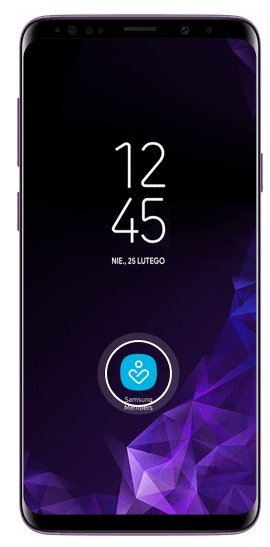 Wyszukaj w menu aplikację „Samsung Members” i zaloguj się do niej.