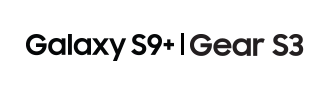 Samsung Galaxy S9 plus | Gear S3 frontier - Logo