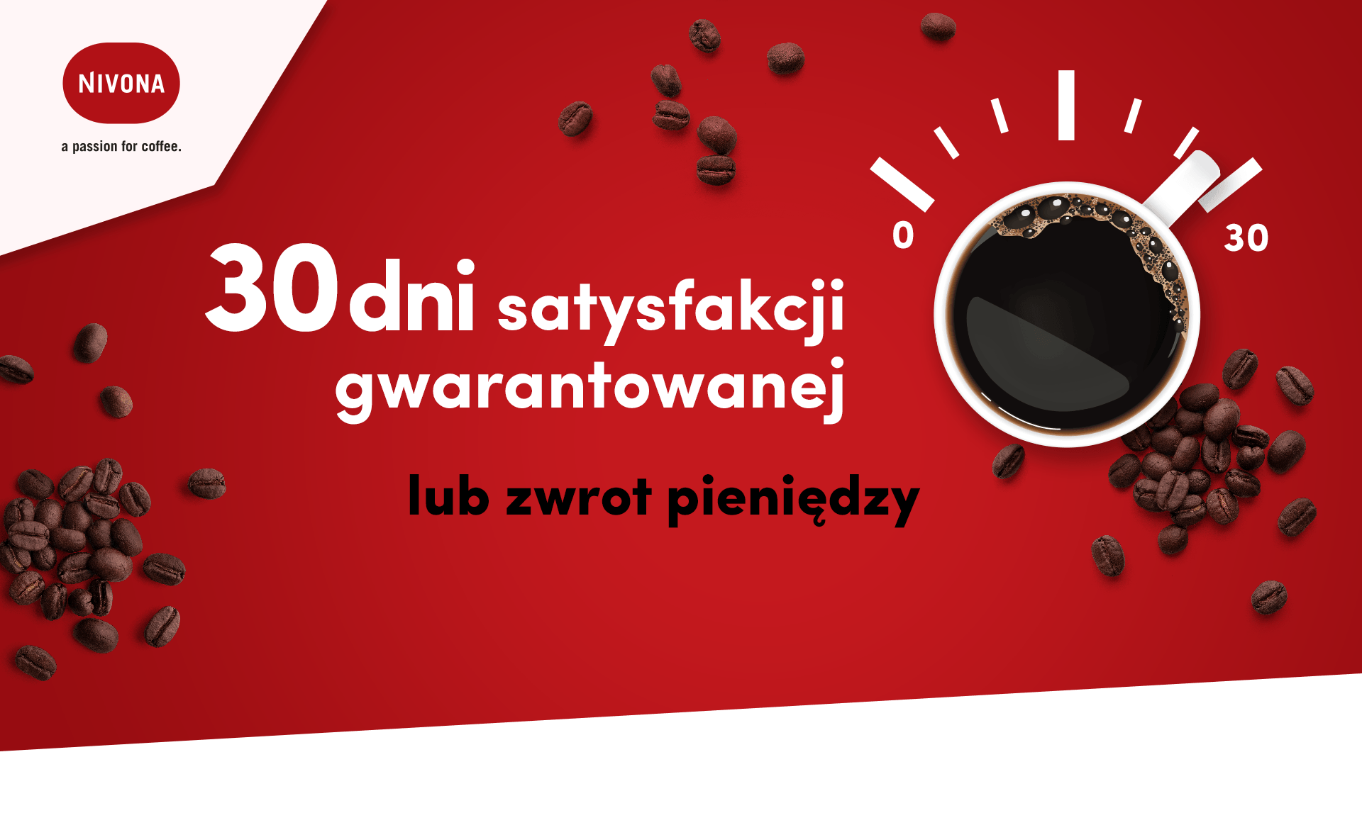 30 dni satysfakcji gwarantowanej lub zwrot pieniędzy
