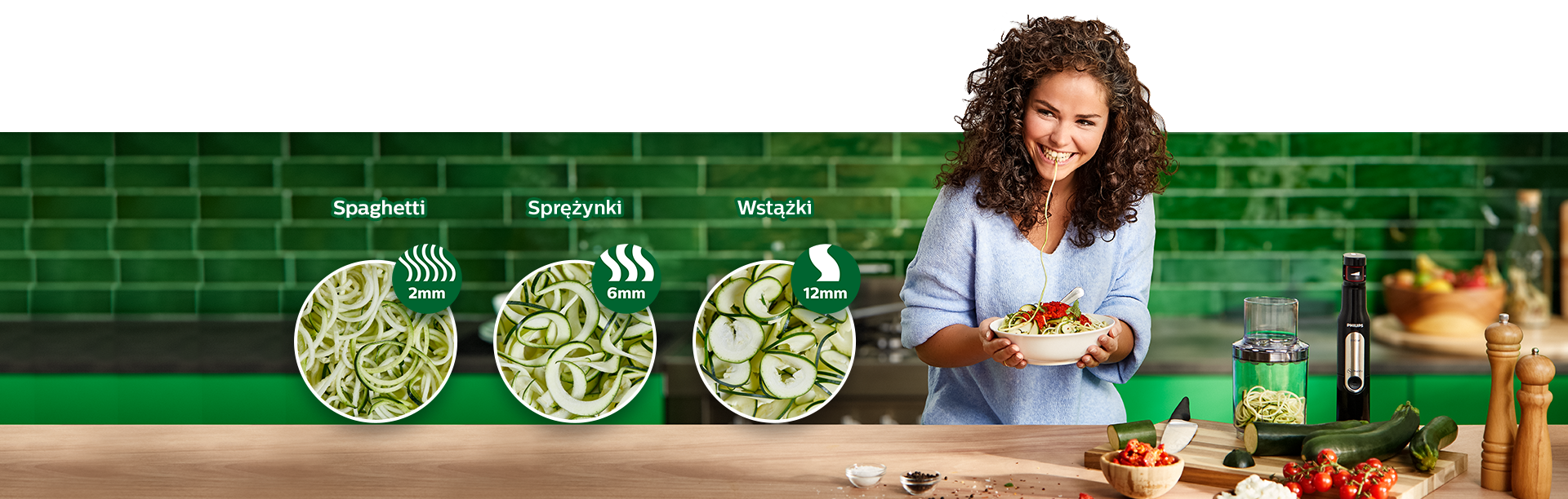 Spaghetti, Sprężynki, Wstążki