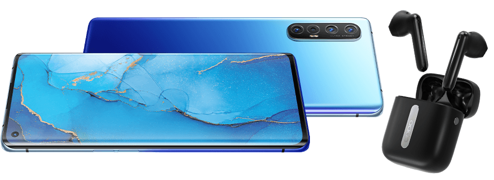 OPPO Reno3 Pro i słuchawki enco free