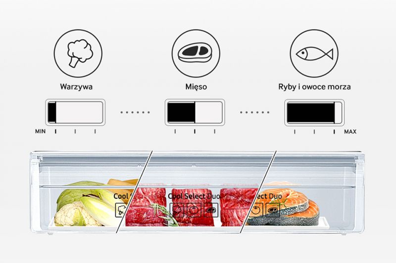 Samsung Smak świeżości. Szuflada Cool Select Duo Samsung Smak świeżości. Szuflada Cool Select Duo