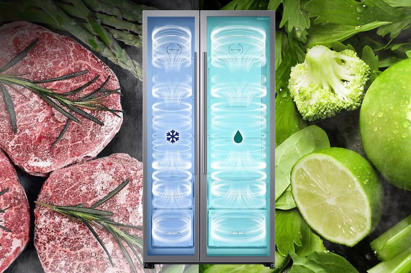 Samsung Dłuższa świeżość produktów. Twin Cooling Plus™ Samsung Dłuższa świeżość produktów. Twin Cooling Plus™