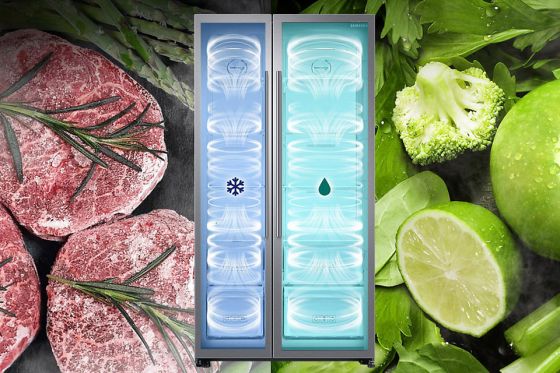 Samsung Dłuższa świeżość produktów. Twin Cooling Plus™ Samsung Dłuższa świeżość produktów. Twin Cooling Plus™
