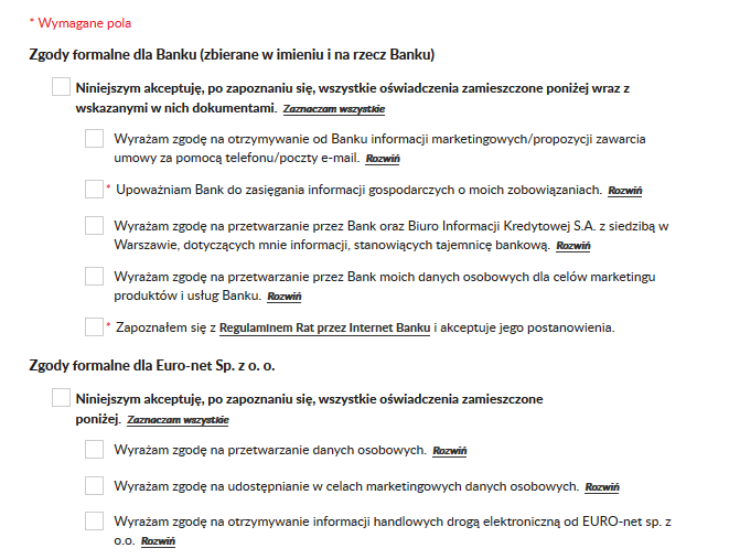 Oświadczenia