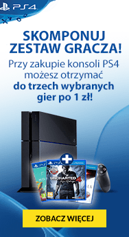 Sony - skomponuj zestaw gracza PS4