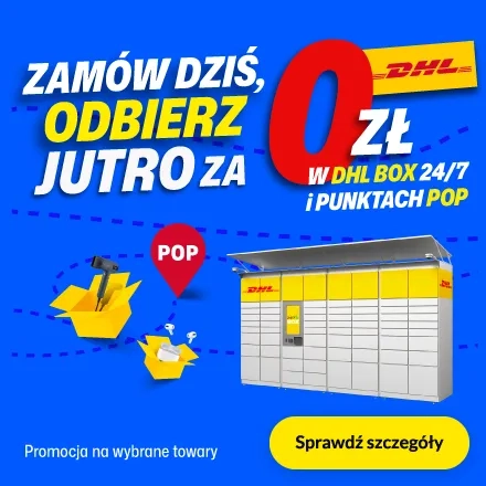Dostawy za 0 zł z DHL (już od 49zł)