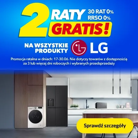 LG - 2 raty gratis