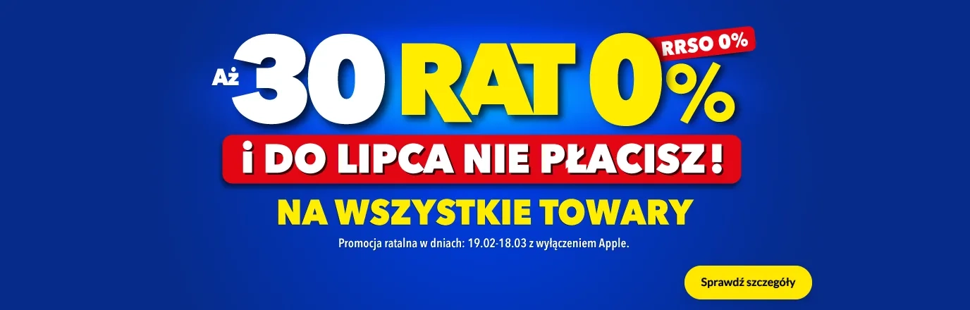 Aż 30 rat 0%