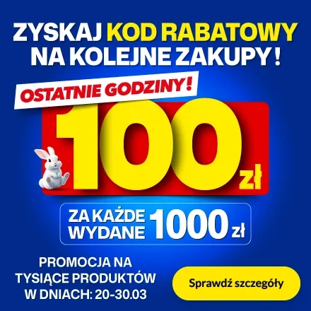 100 za 1000 na wybrane produkty