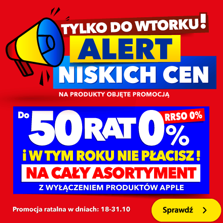 Alert niskich cen