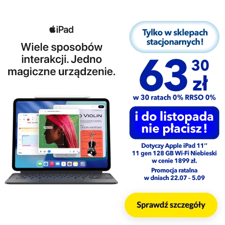 Apple iPad w 30 ratach 0% RRSO 0%