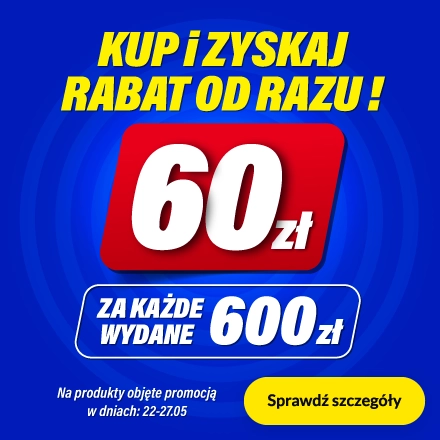60 zł za każde wydane 600 zł