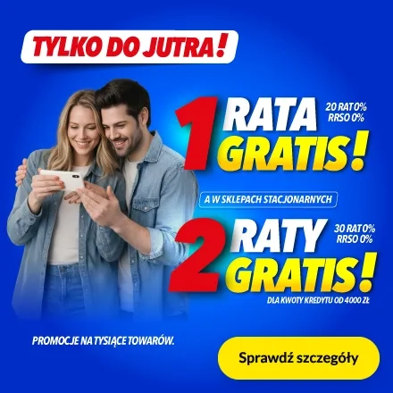 2 raty gratis!