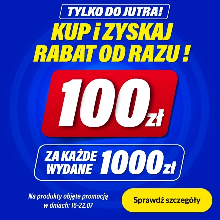 100zł rabatu za każde wydane 1000zł