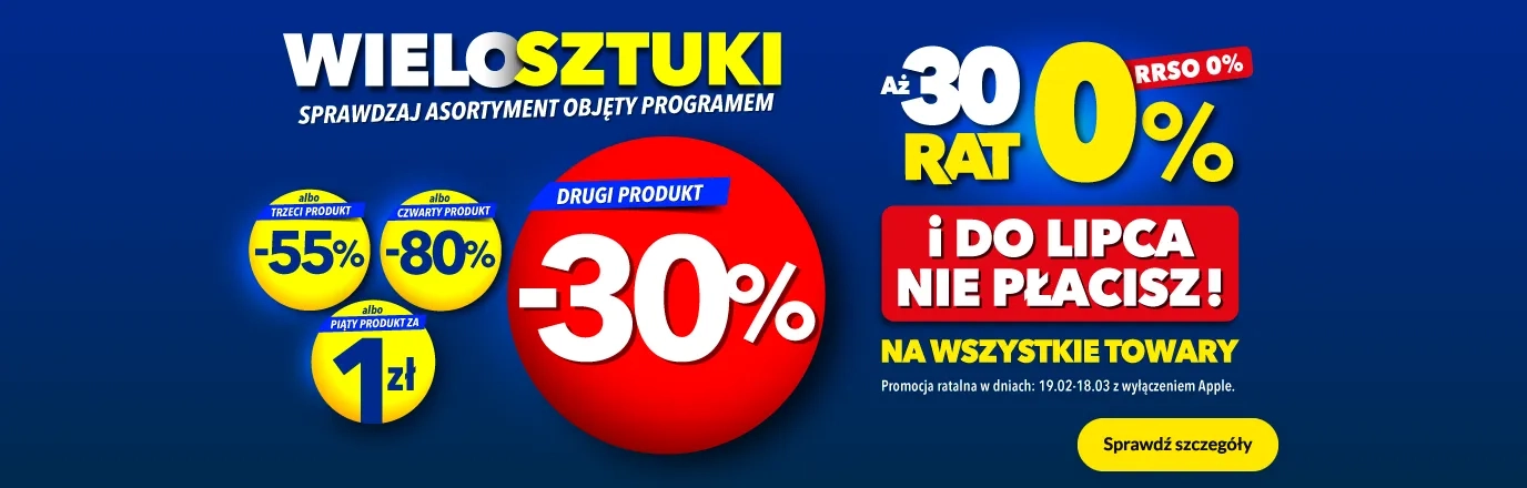Drugi produkt 30% taniej!