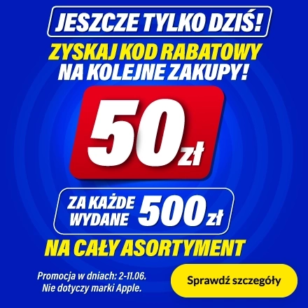 50 zł za 500 zł