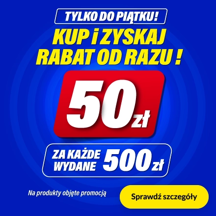 50 zł za każde wydane 500 zł