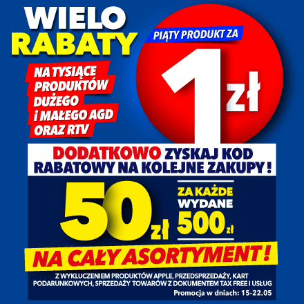 Piąty produkt za 1 zł!