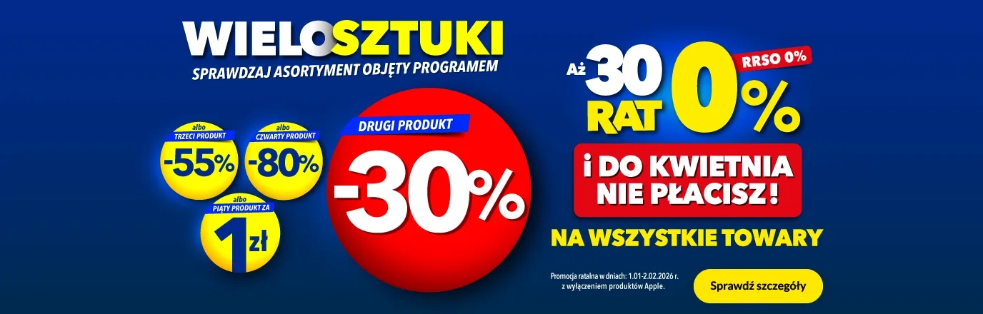 Drugi produkt 30% taniej!