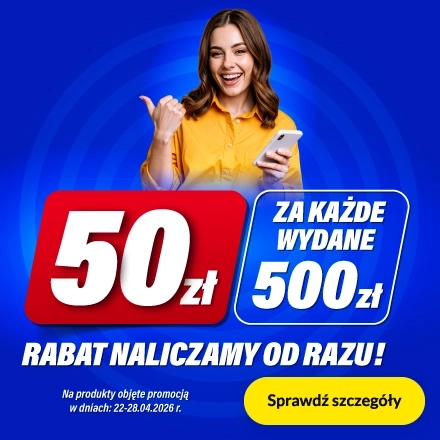 50 zł za każde wydane 500 zł
