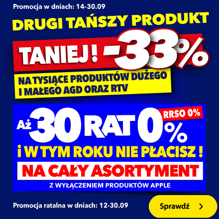 Drugi produkt 33% taniej