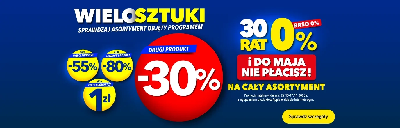 Drugi produkt 30% taniej!