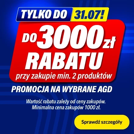 Nawet 3000 zł rabatu na AGD