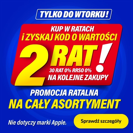 Zyskaj kod o wartości 2 rat