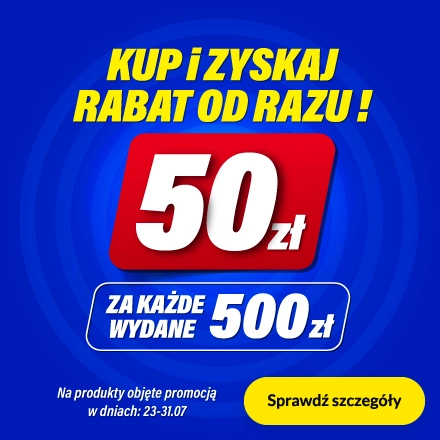 50 zł za każde wydane 500 zł