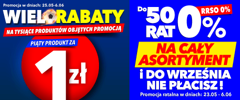 Piąty produkt za 1 zł!