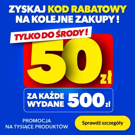 50 zł za każde wydane 500zł
