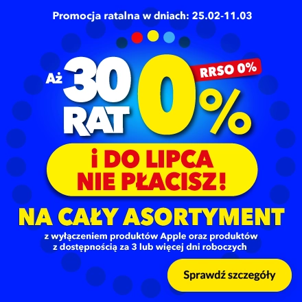 Aż 30 rat 0%