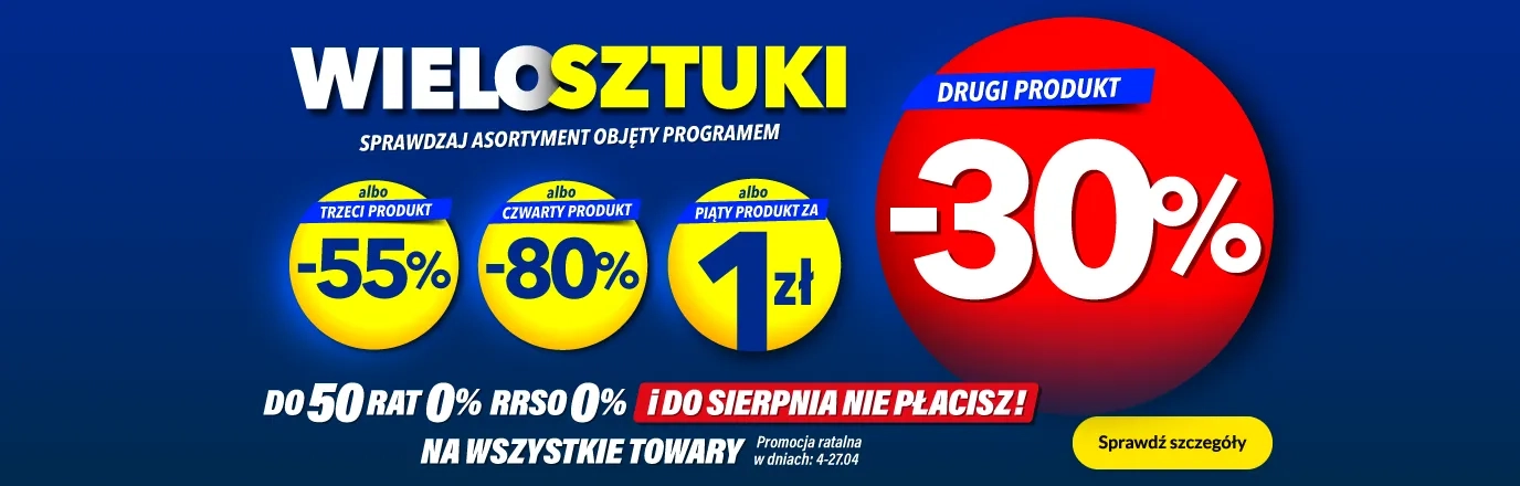 Drugi produkt 30% taniej!