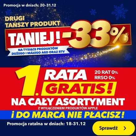 Drugi produkt 33% taniej