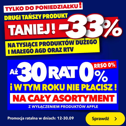 Drugi produkt 33% taniej