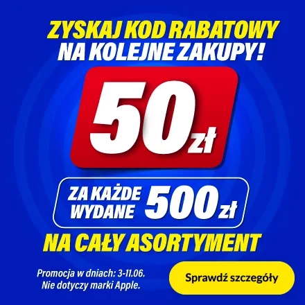 50 zł za 500 zł