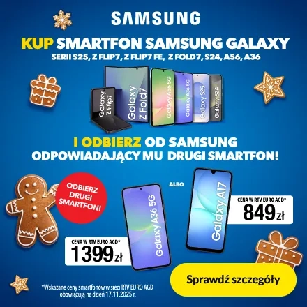 Odbierz drugi smartfon Samsung