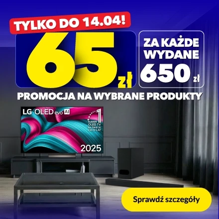 65 zł za każde wydane 650 zł