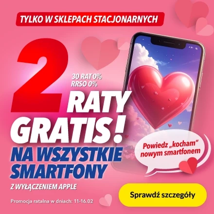 2 raty gratis!