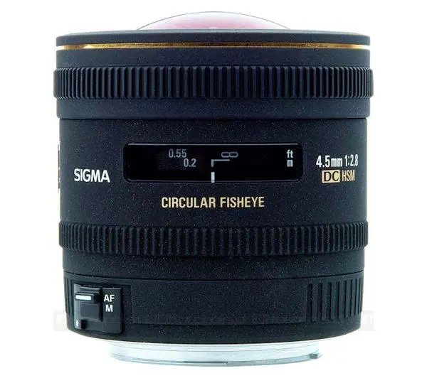 Obiektyw Sigma rybie oko AF 4,5/2,8 EX DC Fisheye HSM Canon