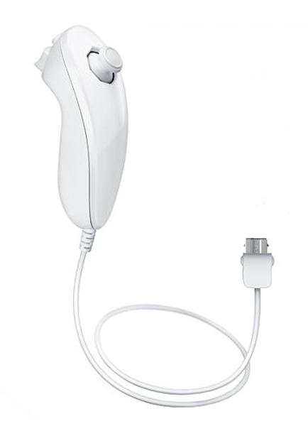 Kontroler Nintendo Wii Nunchuk White
