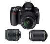 Lustrzanka Nikon D 40 + AF-S 18-55 mm DX, AF-S 55-200 mm DX VR