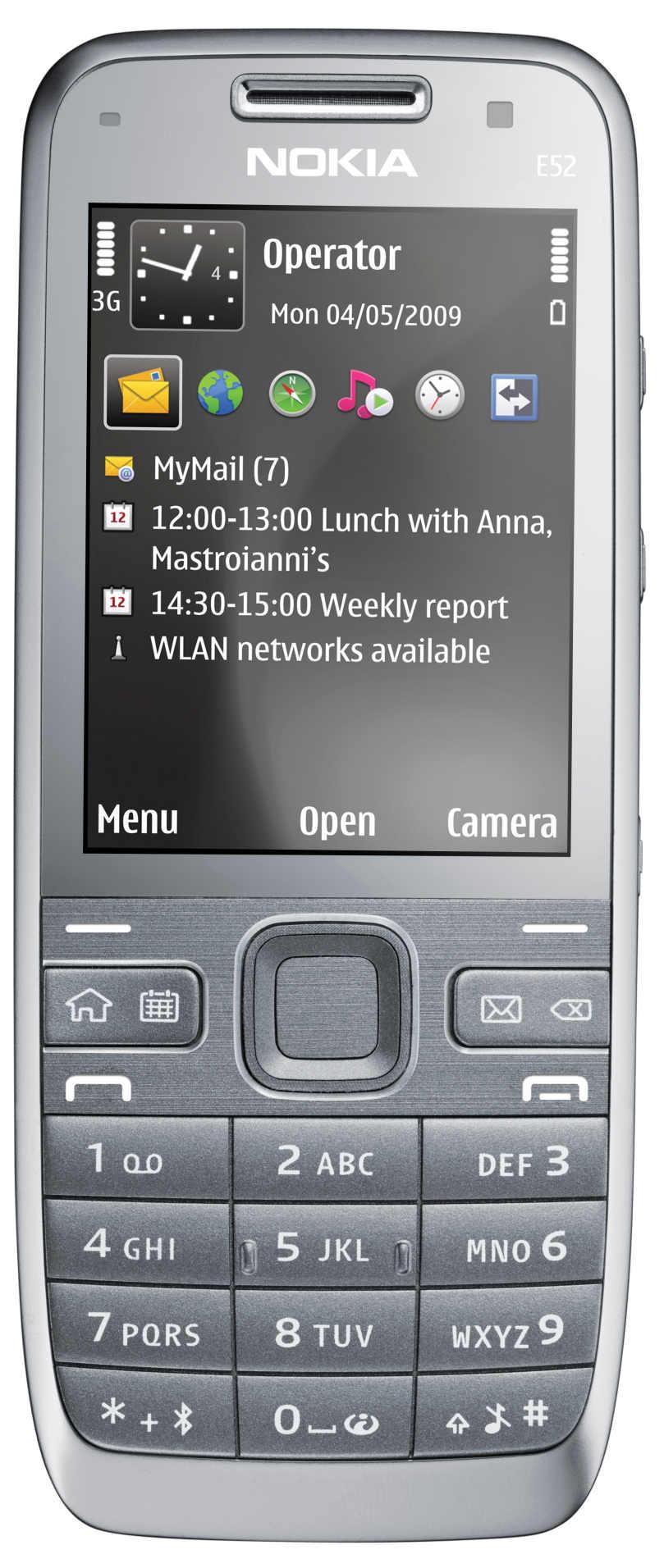 Nokia E52 (srebrny)