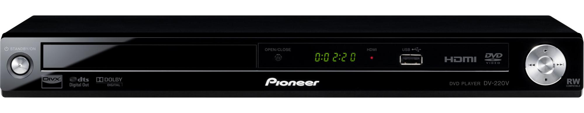 Odtwarzacz DVD Pioneer DV-220V-K (czarny)